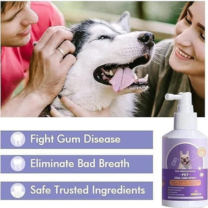 No Brushing Pet Oral Care Spray 100ml Pack of 2